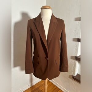 Topshop Brown Chestnut Blazer Size 2